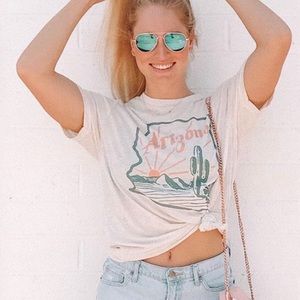 Unisex Vintage Style Arizona Desert / Saguaro Tee